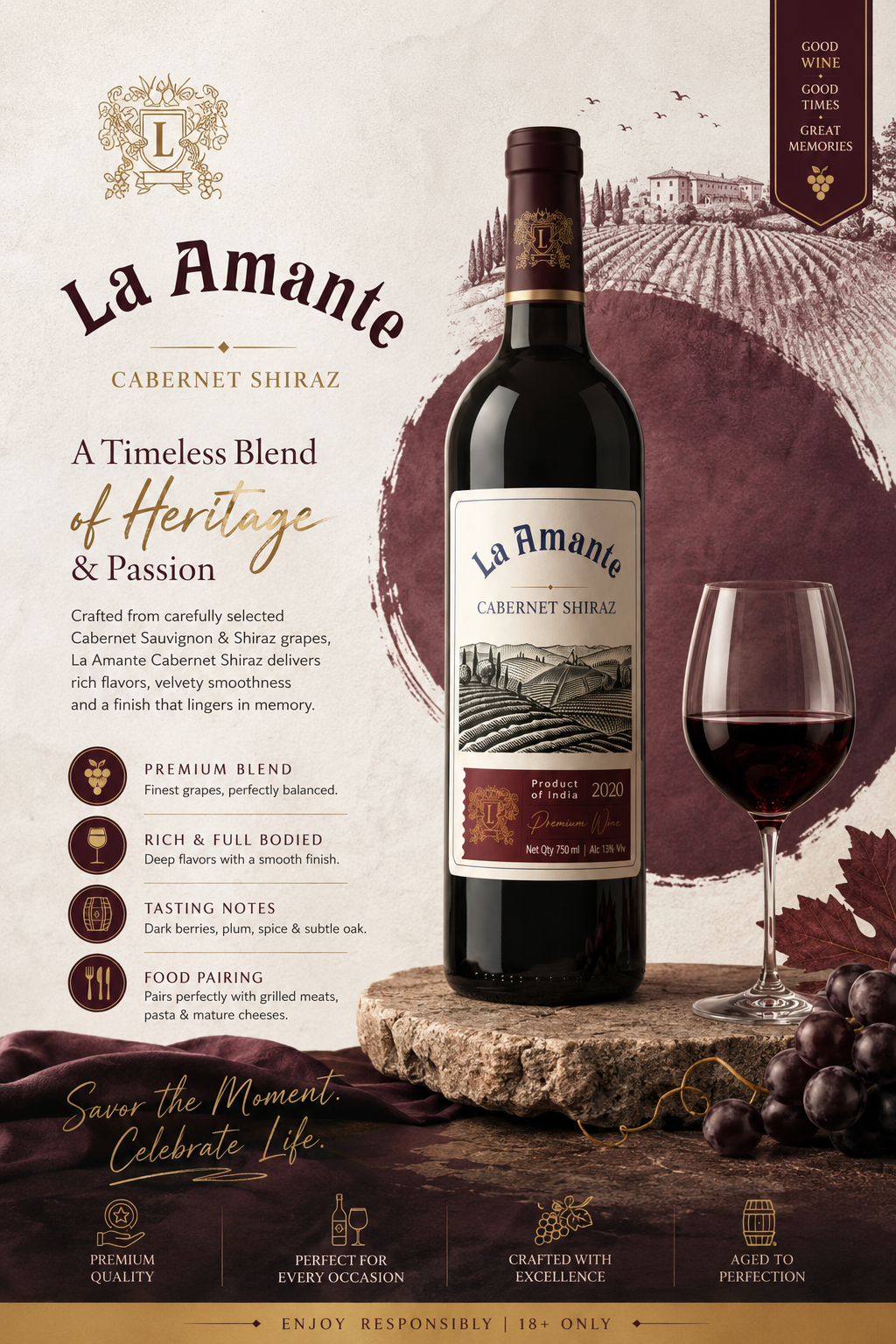 La Amante Cabernet Shiraz